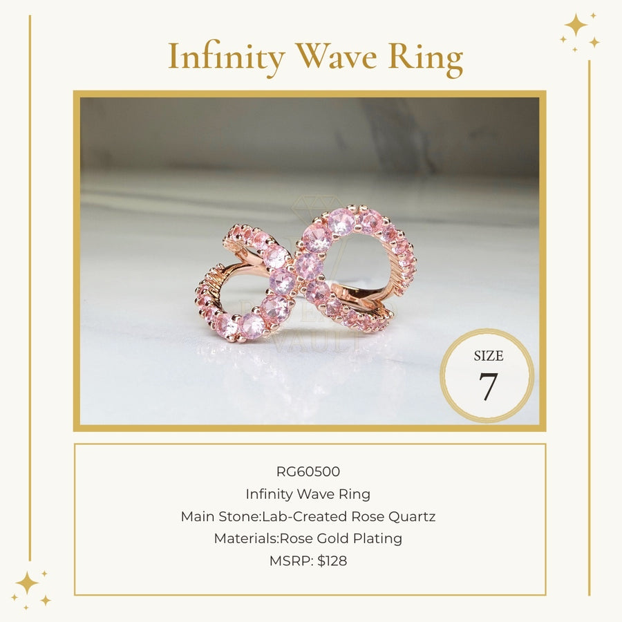Infinity Wave Ring - Size 7 - OG