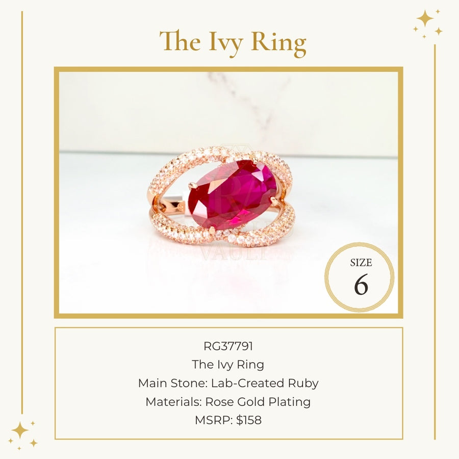 The Ivy Ring . Size 6 - July Birthday 2026