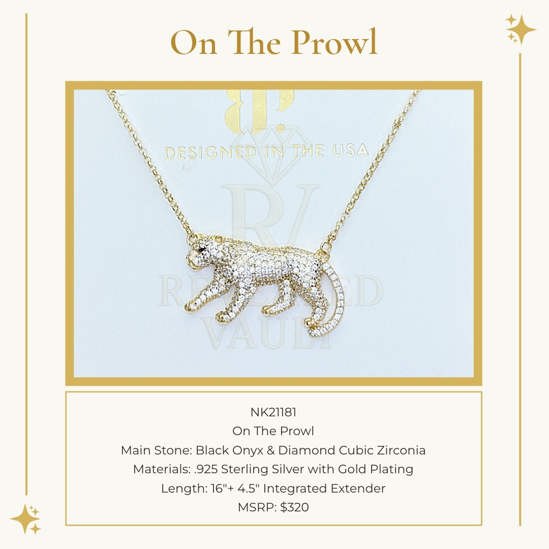 On The Prowl - Sterling Club Vermeil