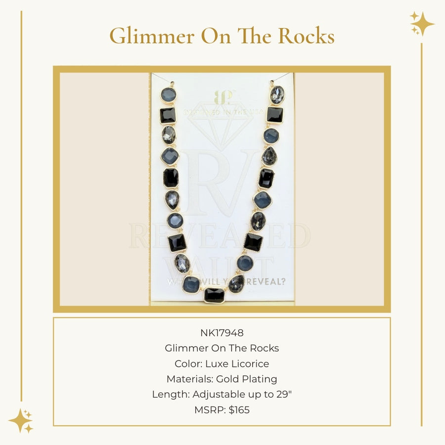 Glimmer On The Rocks - Luxe Licorice - Holiday Jewel Candy