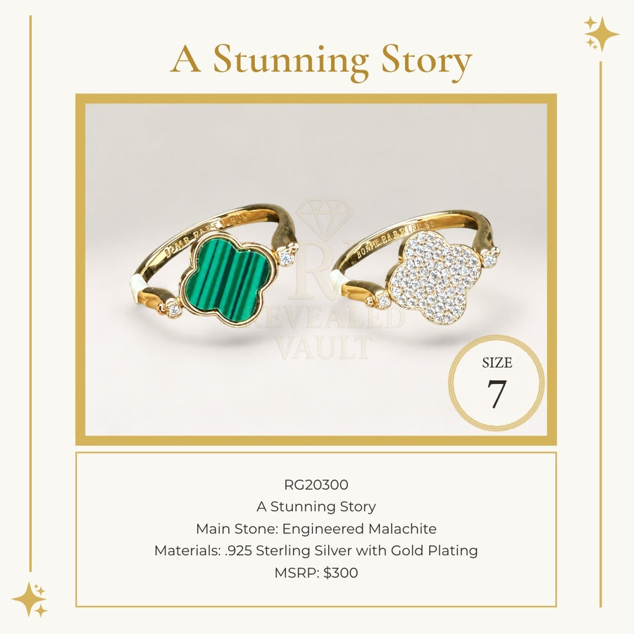 A Stunning Story - Size 7 - Sterling Club Vermeil