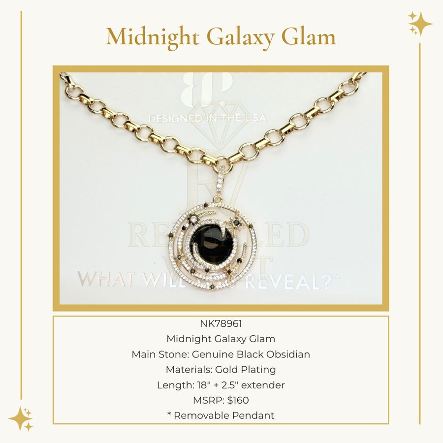 Midnight Galaxy Glam - Obsidia