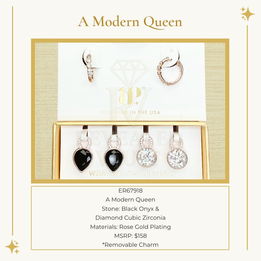 A Modern Queen - Charming Hoops