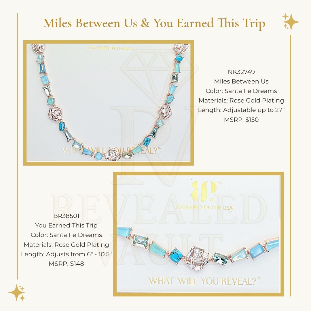 Miles Between Us & You Earned This Trip - Santa Fe Dreams - Jewel Candy Destinat