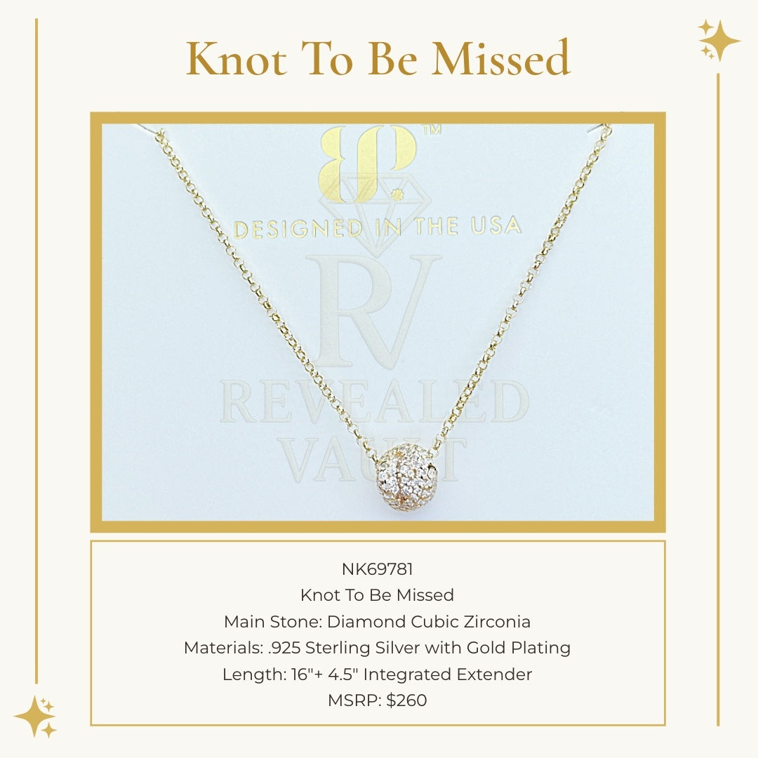 Knot To Be Missed - Sterling Club Vermeil