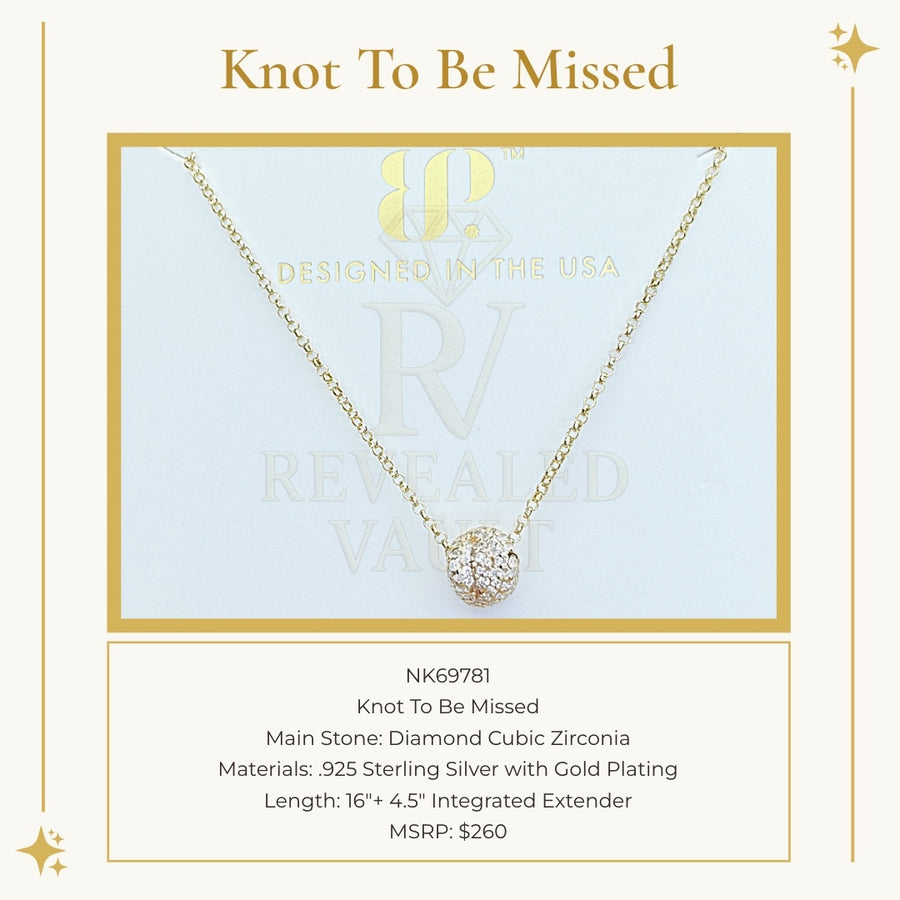 Knot To Be Missed - Sterling Club Vermeil