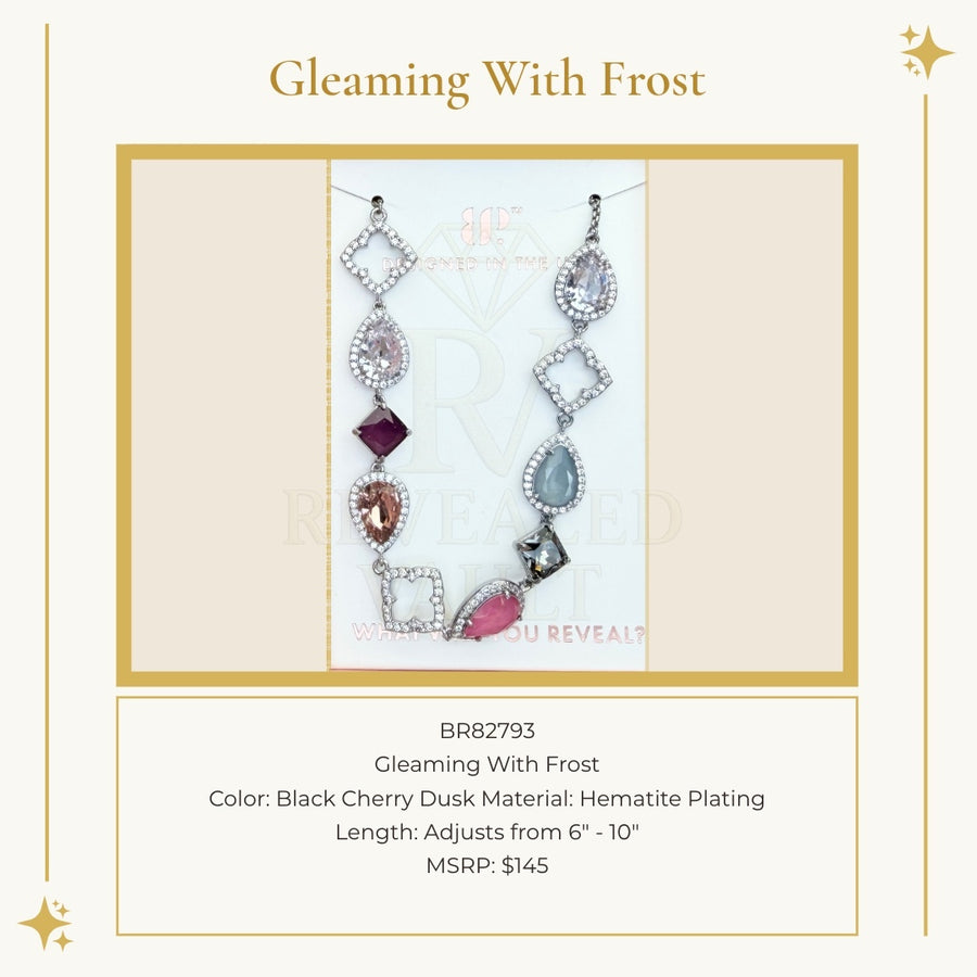 Gleaming With Frost - Black Cherry Dusk - Holiday Jewel Candy