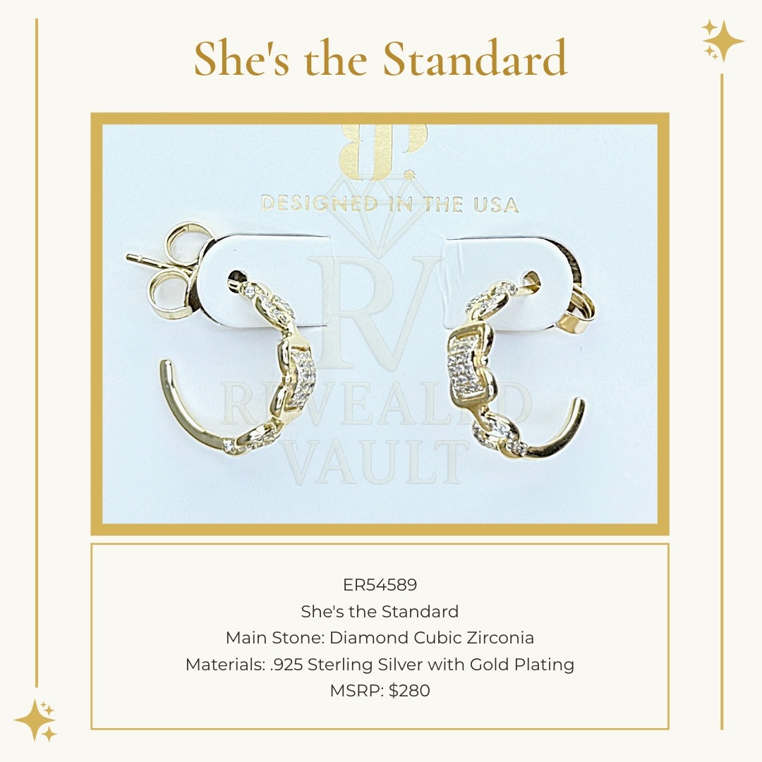 She's The Standard - Sterling Club Vermeil