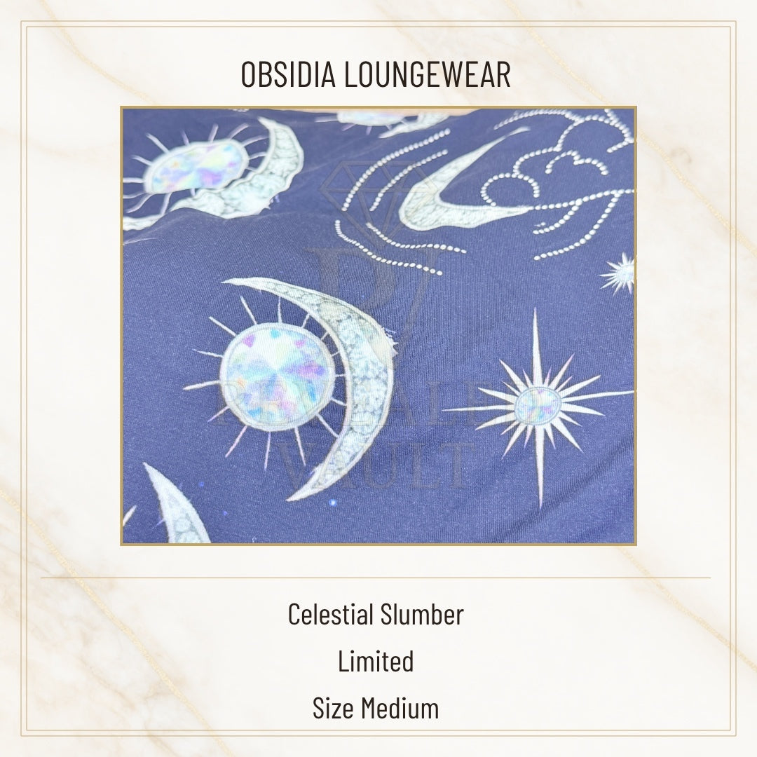 Celestial Slumber - Obsidia Loungewear Size Medium