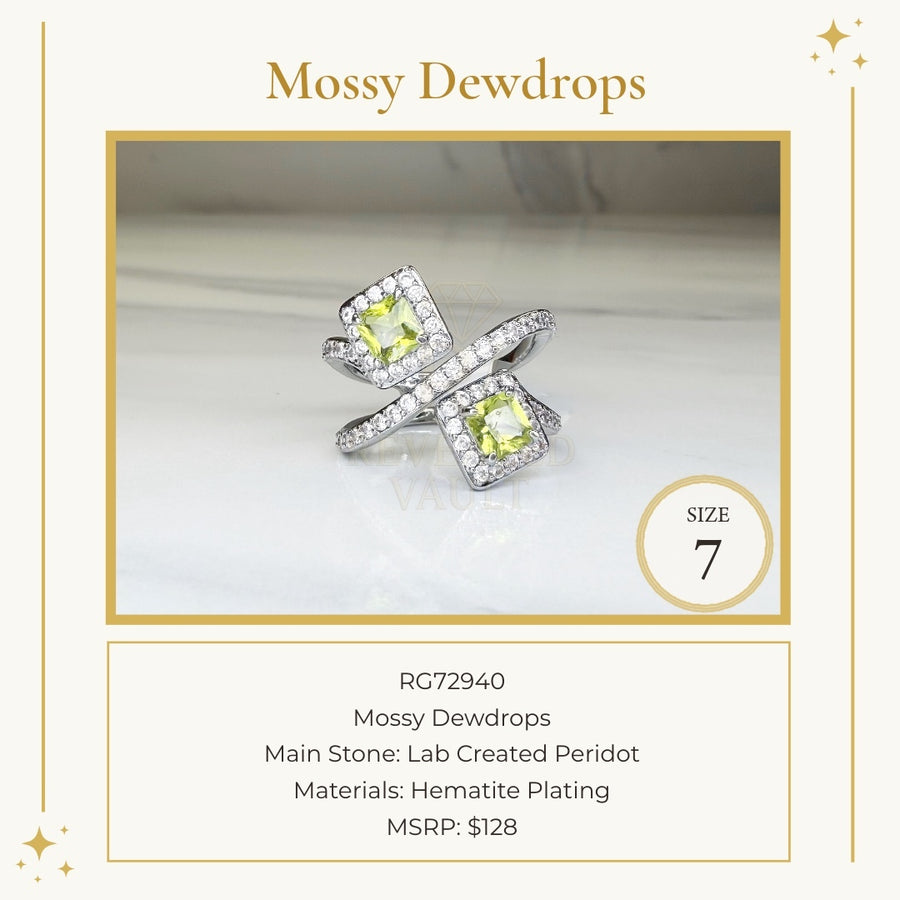 Mossy Dewdrops - Size 7 - August Birthday 2025