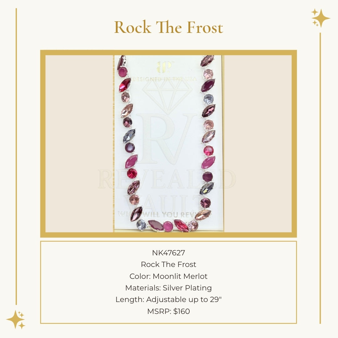 Rock the Frost - Moonlit Merlot - Holiday Jewel Candy