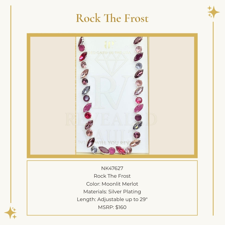 Rock the Frost - Moonlit Merlot - Holiday Jewel Candy