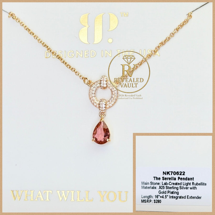 The Serella Pendant - Sterling Club Vermeil