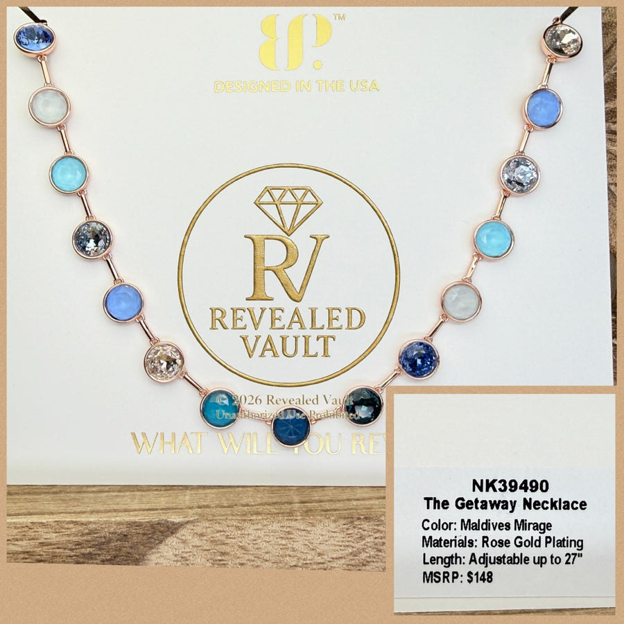 The Getaway Necklace - Maldives Mirage - Jewel Candy Destinations 2026