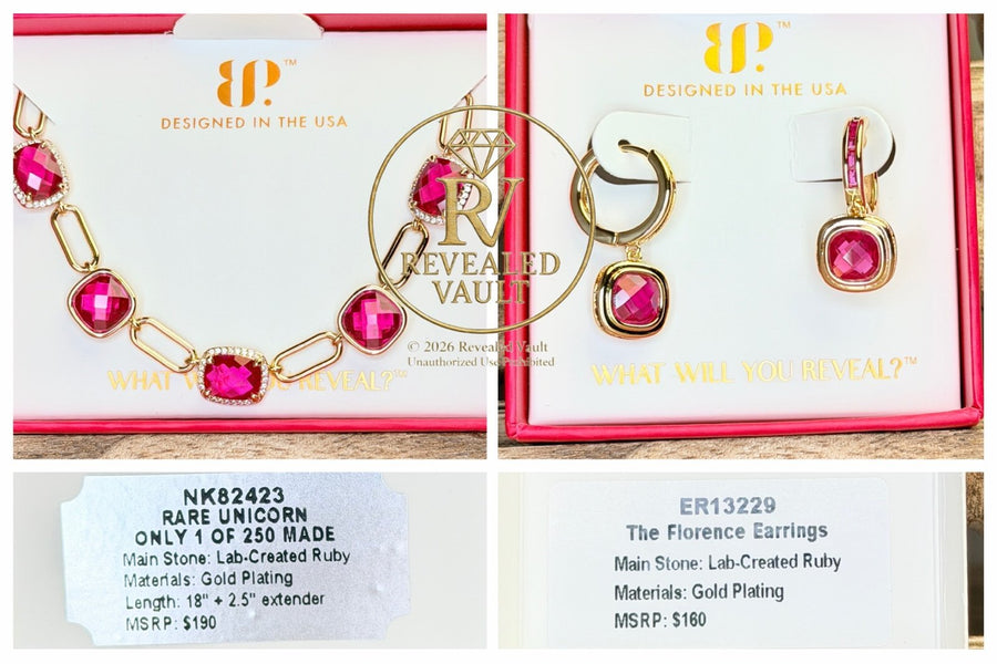 Rare Unicorn  & The Florence Earrings - July Birthday 2026