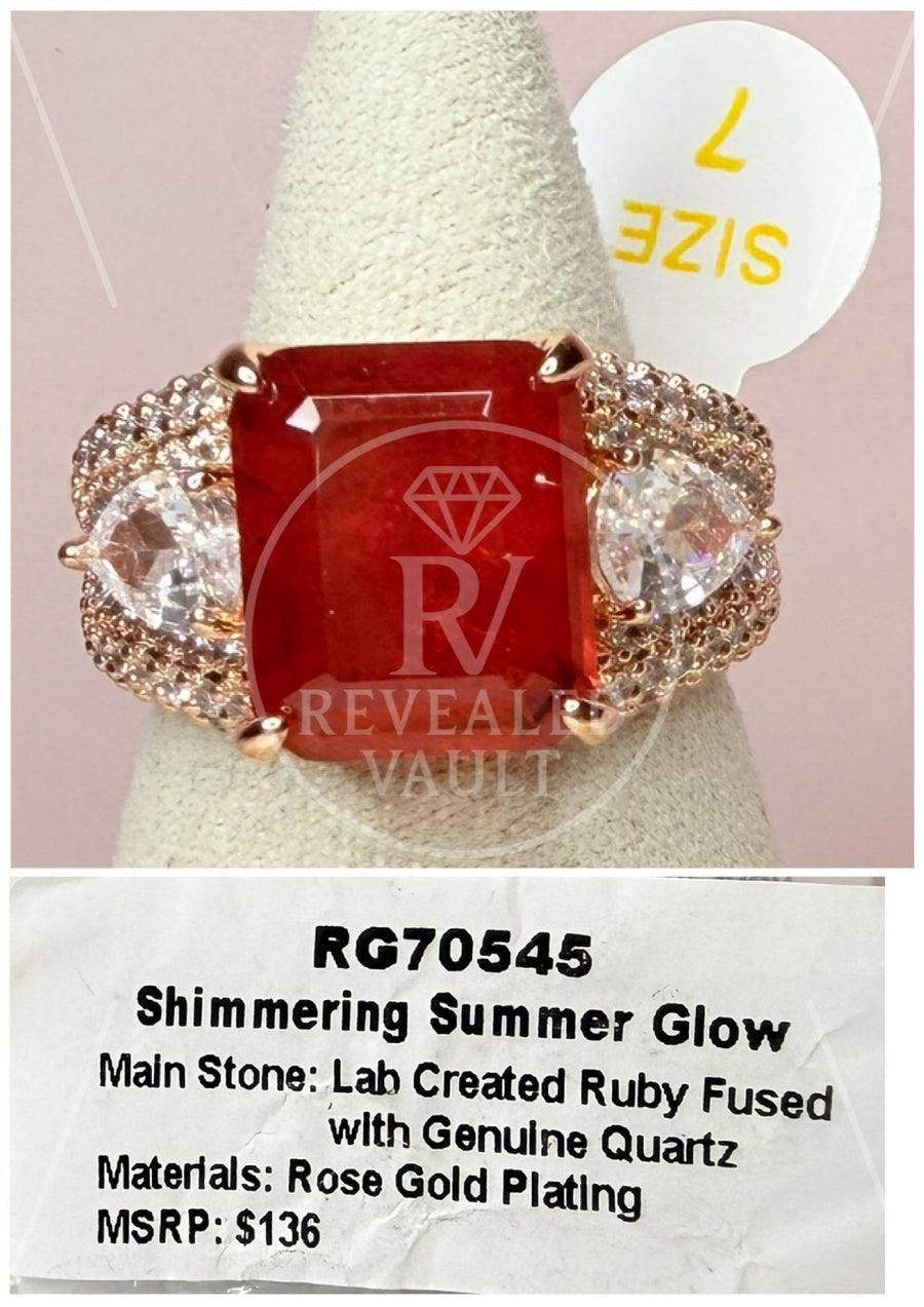 Shimmering Summer Glow - Size 7 - July Birthday 2025