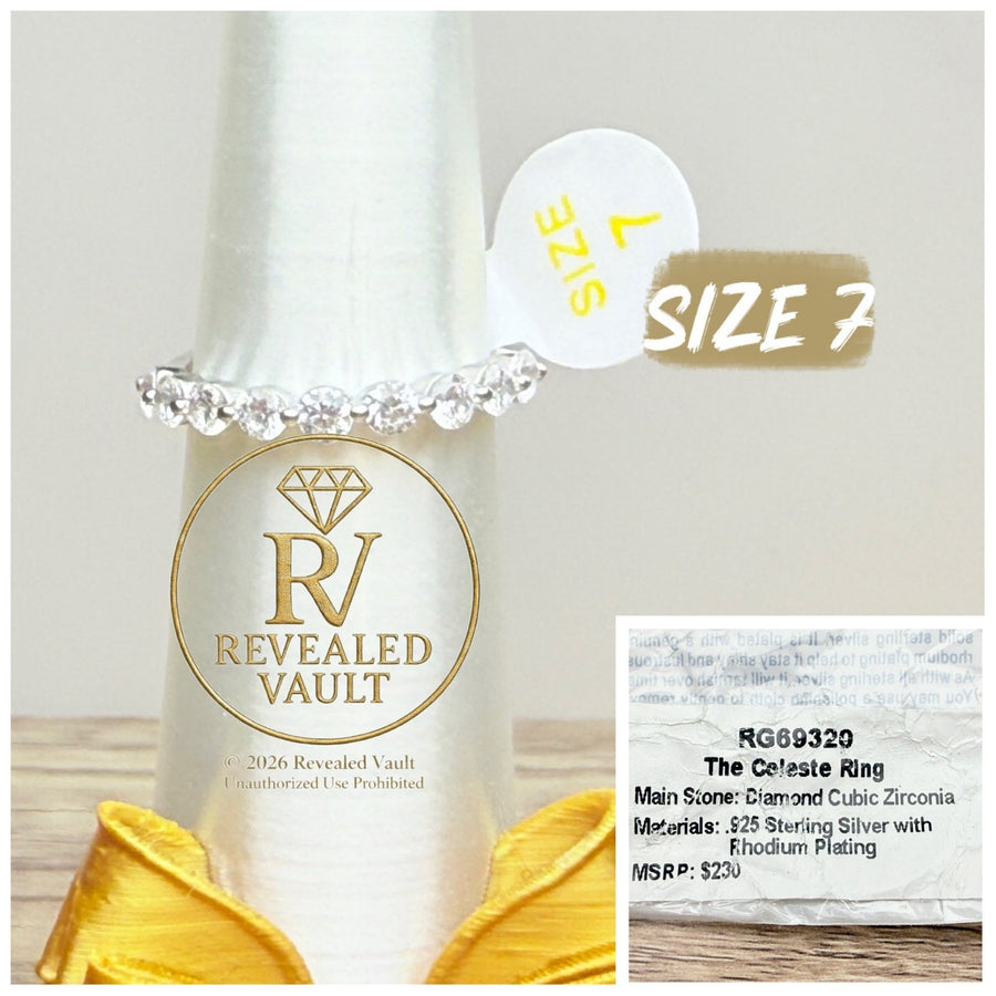 The Celeste Ring - Size 7 - Sterling Club