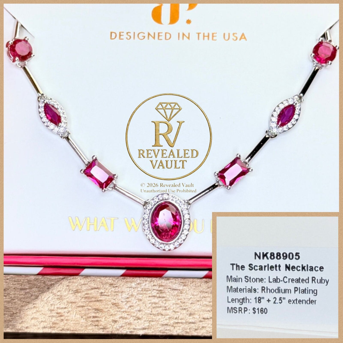 The Scarlett Necklace - July Birthday 2026