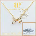 The Bow Necklace - Sterling Club Vermeil