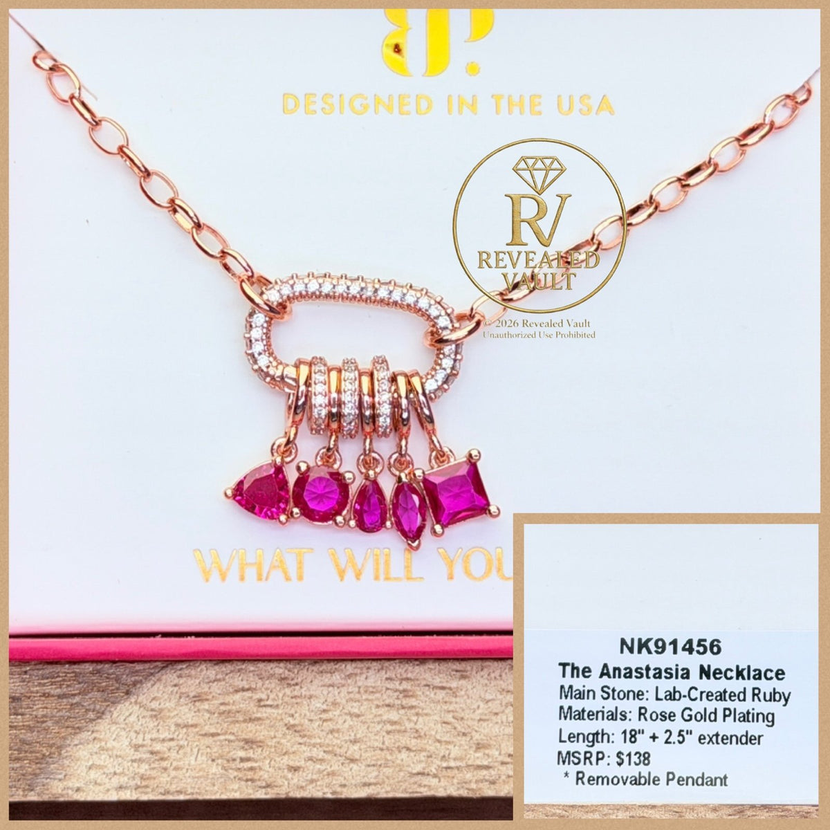 The Anastasia Necklace - July Birthday 2026