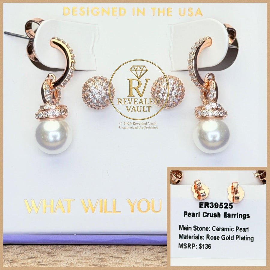 Pearl Crush Earrings - June Birthday 2026