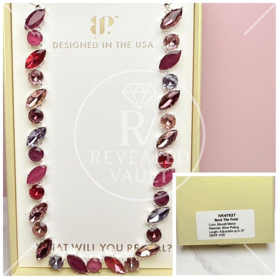 Rock the Frost - Moonlit Merlot - Holiday Jewel Candy