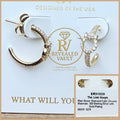 The Link Hoops - Sterling Club Vermeil